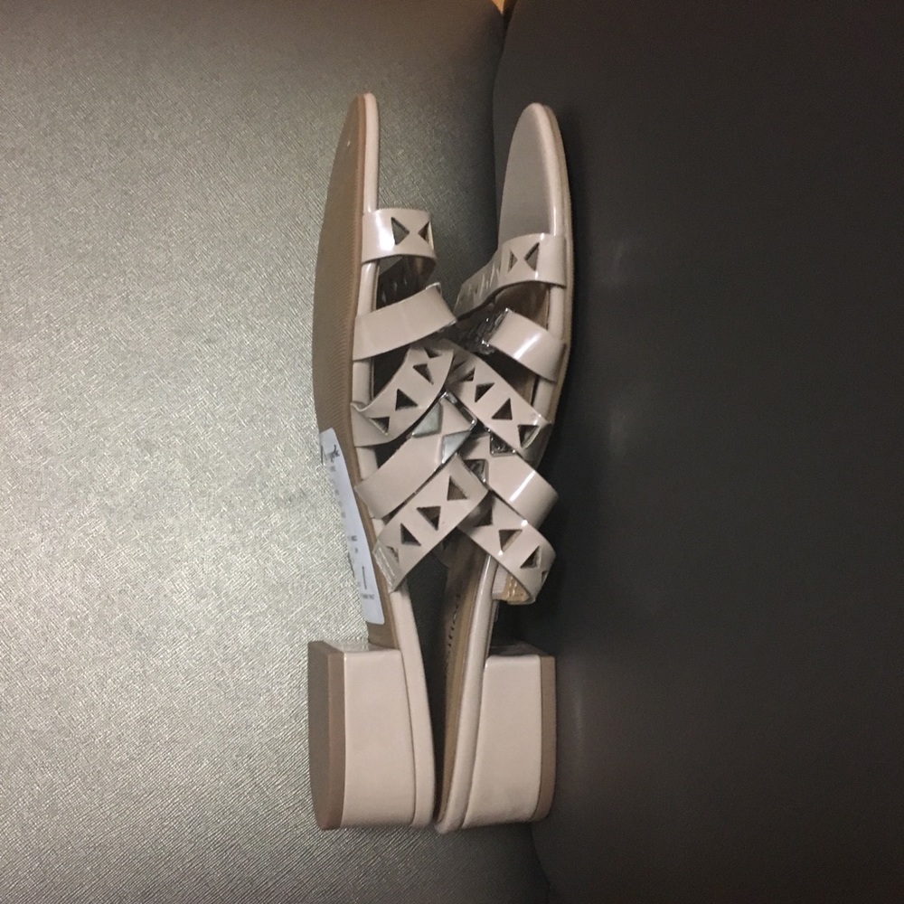 NUDE SANDALS WITH 5 DECORATIVE STRAPS - Picture 5 of 6